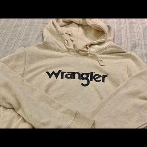 Wrangler brand Oatmeal color hoodie (brand new!)